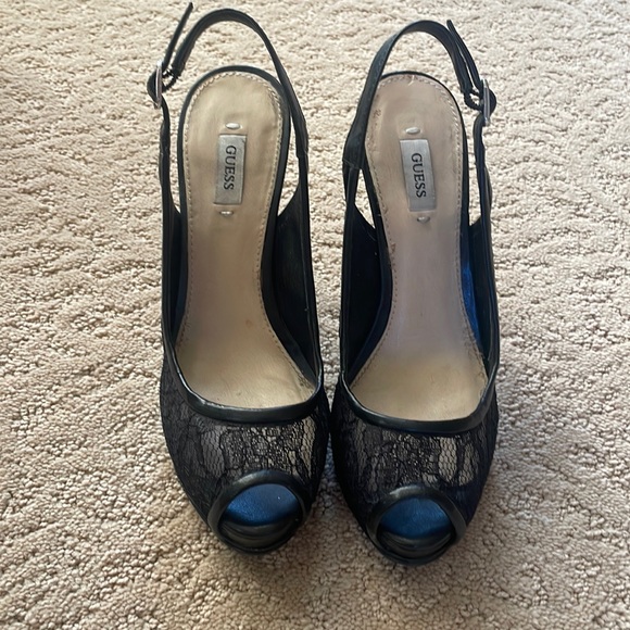 Black lace heels - Picture 1 of 7